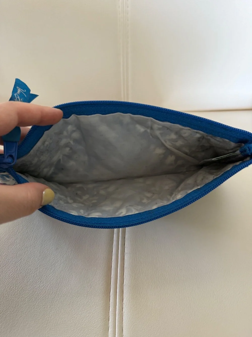 Vera Bradley Blue Lagoon Pencil Pouch